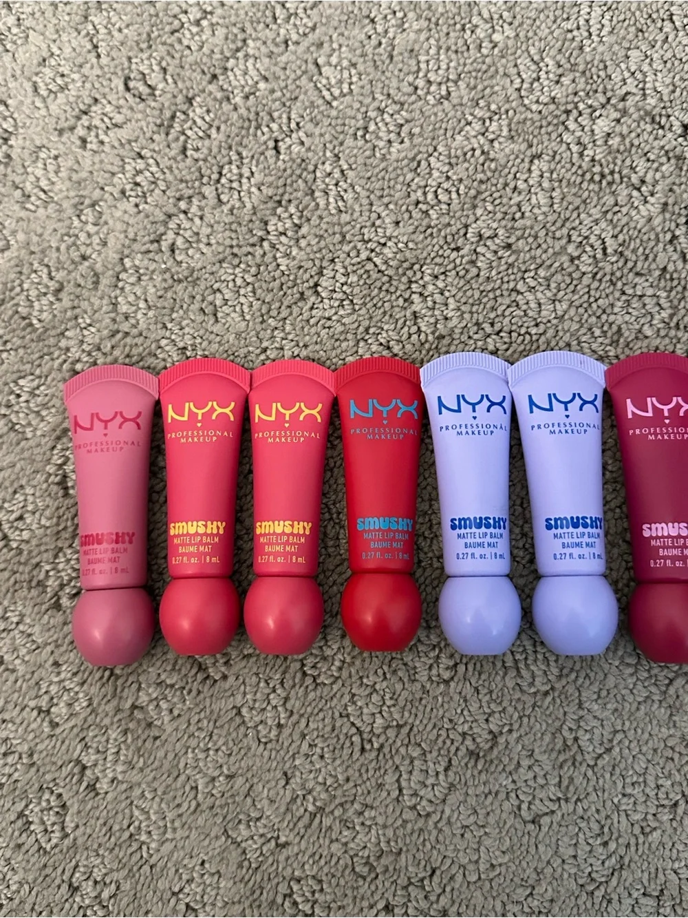 BRAND NEW NYX Professional Makeup Smushy Matte Lip Balm 17-Piece Lot